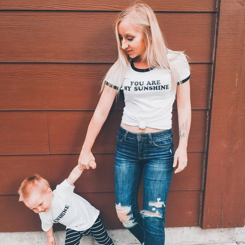 2 Piece Sets for Mama + Mini - You Are My Sunshine Tees