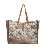 Flowered Weekender Bag
