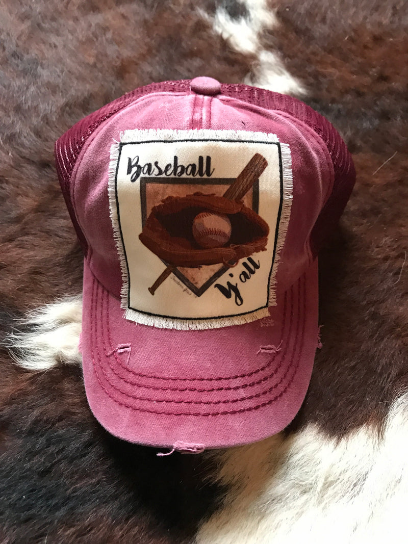 Baseball y’all cap