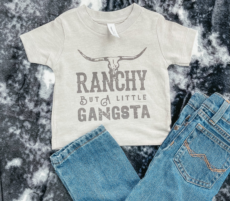 -Kids- Ranchy But A Little GANGSTA Tee