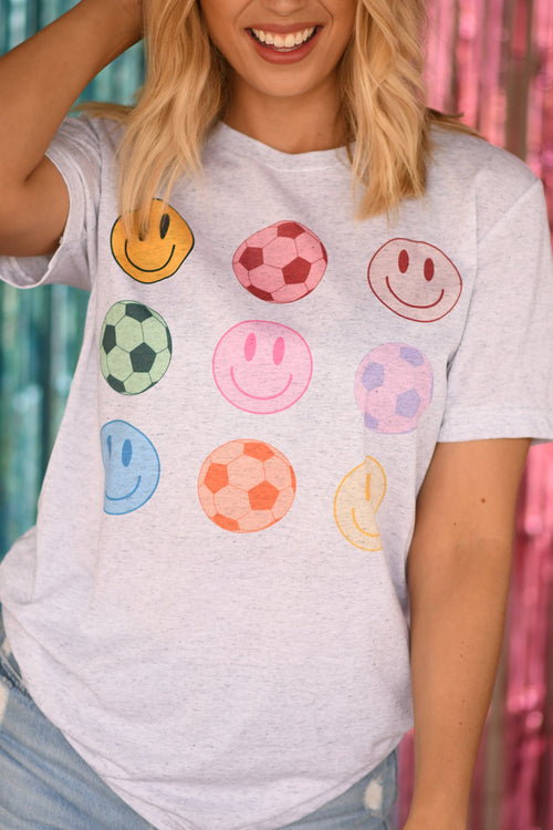 Soccer Balls & Smileys Tee
